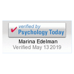 Marina Edelman, MFT - Psychology Today Verified Logo Marina Edelman, MFT - Psychology Today Verified Logo