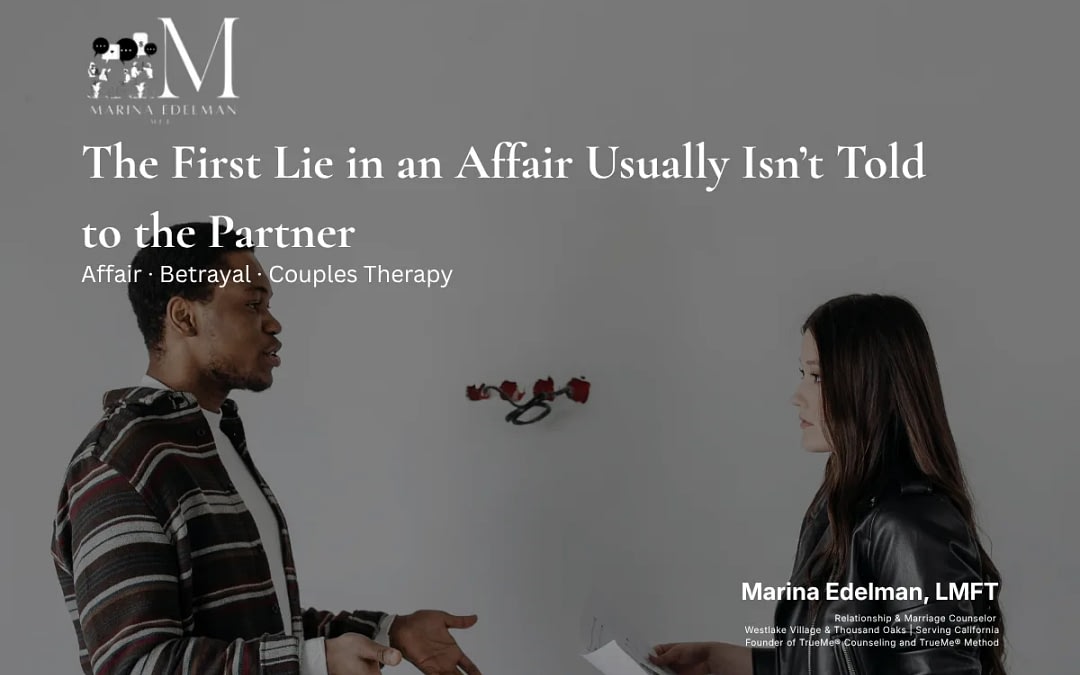 The First Lie in an Affair Usually Isn’t Told to the Partner